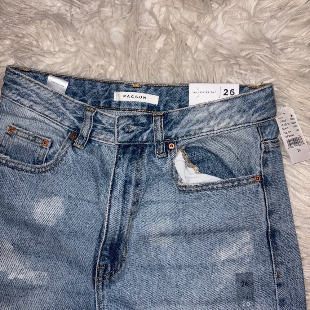 PacSun Distressed Blue Denim Jeans